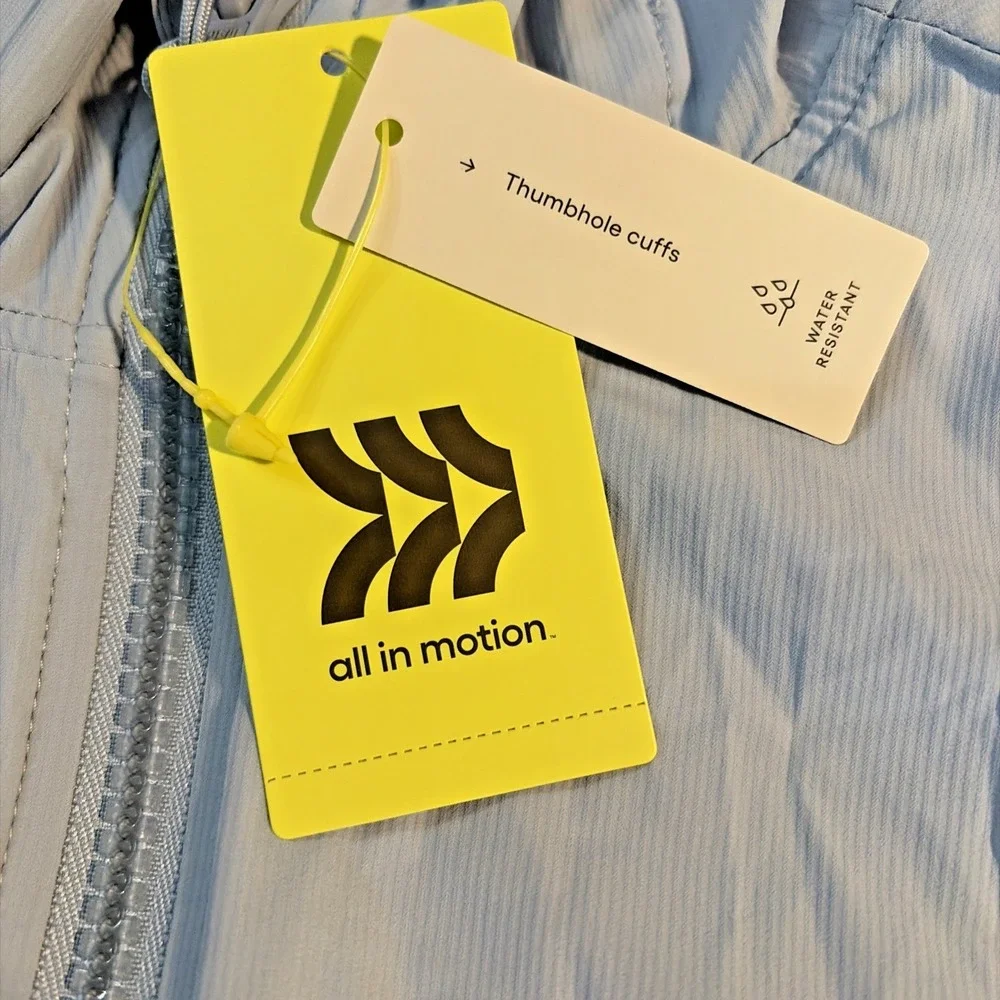 All In Motion™ Woven Jacket In Gentle Blue - Girls XS (4/5)